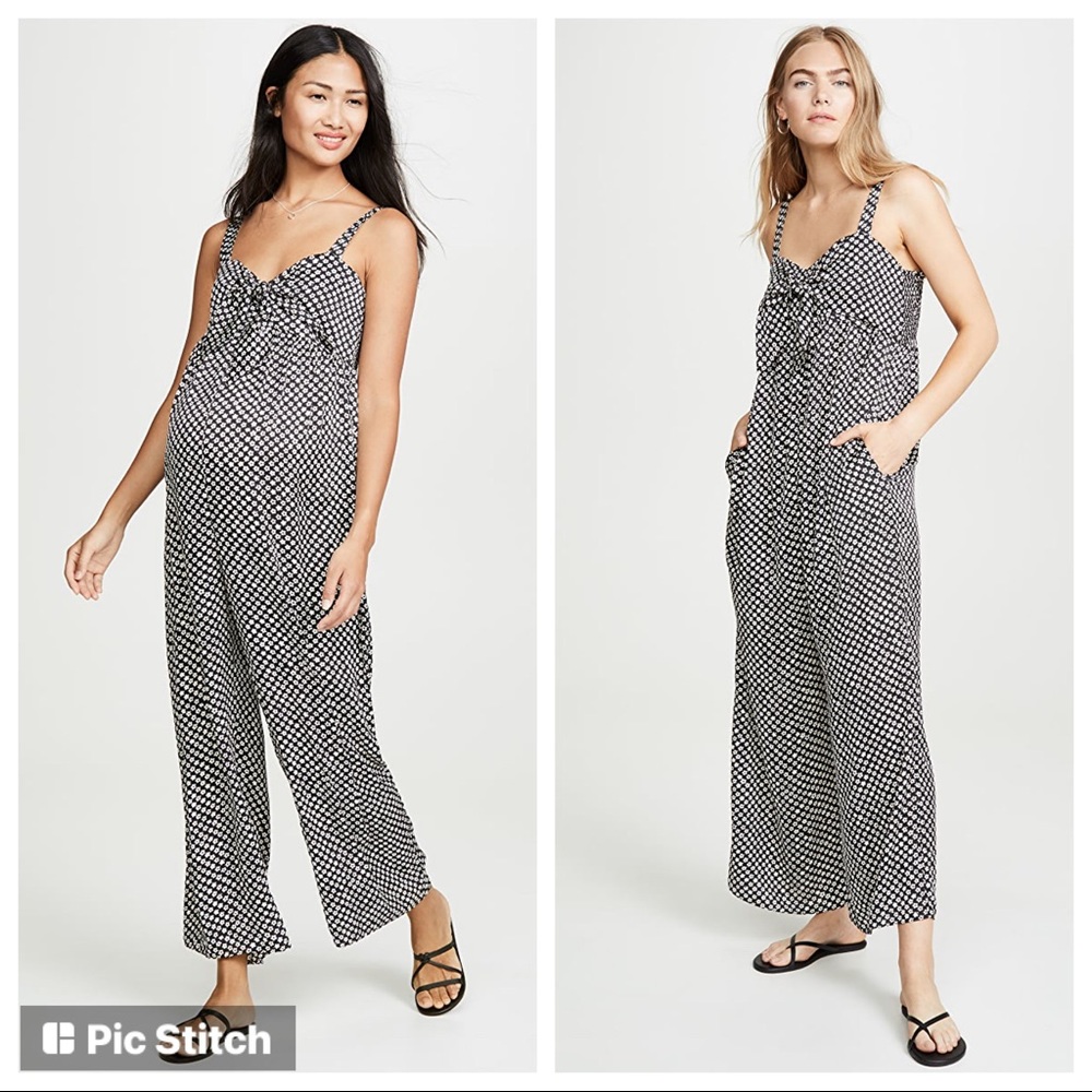 NWOT Hatch The Scarlet Jumper in Jasmine Print Black